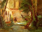 Charles Blechen Monastery in the Wood China oil painting reproduction